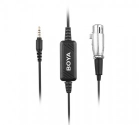 Cablu digital de ieșire audio BOYA BY-BCA6 (XLR la 3,5 mm TRRS)