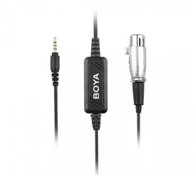 Digital audio out kábel BOYA BY-BCA6 (XLR na 3.5mm TRRS)