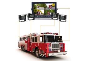 Komplet za vožnju unazad AHD LCD HD auto monitor 7"+ 4x HD kamera sa 18 IR LED dioda