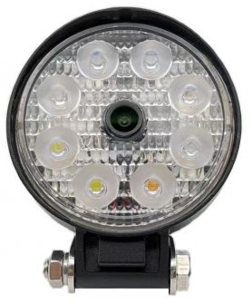 Arbetsljus FULL HD-kamera med 8 lysdioder lyser upp till 100 meter + IP68