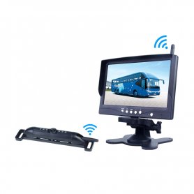 Kit telecamera di retromarcia WiFi - Monitor da 7 "+ telecamera per auto FULL HD con 5 LED IR per visione notturna