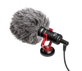 Mikrofon BOYA BY-MM1 (juga kompatibel dengan perangkat Android dan iOS)