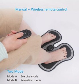 Tapis de massage des pieds (coussin) - Tapis de réflexologie d'acupression EMS pour les pieds