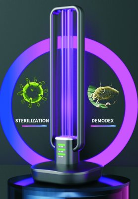 Lumină germicidă 36W - lampă de dezinfectare UV la 360 ° cu sterilizare cu ozon