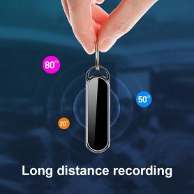 Elegant na mini metal spy na BUONG HD camera + dictaphone + 16GB