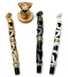 Stylo serpent (cobra) - Stylo cadeau extravagant et luxueux