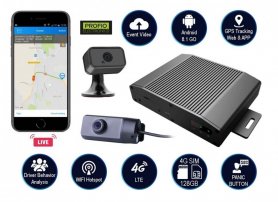 Dash cam 4g - Doppia fotocamera Cloud 4G / WiFi con monitoraggio GPS remoto - PROFIO X5