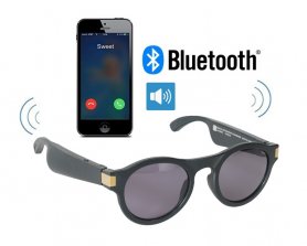 Szemüveg, amely zenét játszik + telefonhívásokat kezdeményez (Bluetooth támogatás)