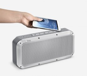 Voombox partido - altavoz portátil Bluetooth impermeable con 30W con la tecnología NFC