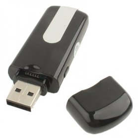 USB-ключ з камерай - шпіёнская камера з дазволам HD + выяўленне руху