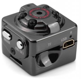 Micro FULL HD camera with motion detection and 4 IR LED