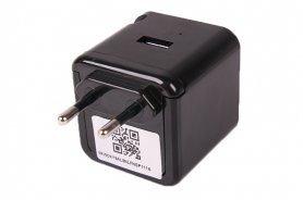 AC / DC-adapter USB met FULL HD-camera + WiFi + Nachtzicht + 128GB micro SD-ondersteuning