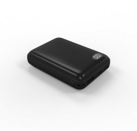 Strømbank med 3x utgang Micro USB / USB C / Lynkontakt - 10000 mAh