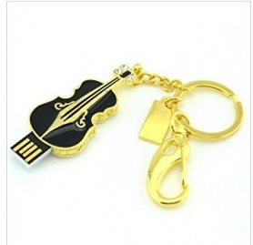 Violin USB key - shaped jewellery