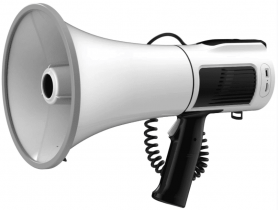Megaphone Bluetooth 80W + Dengan sirene - jangkauan hingga 800m - mendukung USB / kartu SD + Rekaman