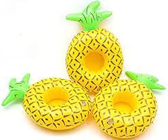 Suport pentru pahare sau bauturi - gonflabil si plutitor - Ananas