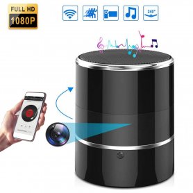 FULL HD camera met Wifi P2P in speaker met bluetooth - mogelijkheid om de camera op afstand te draaien