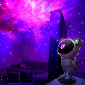 Efek 8 proyektor laser astronot - Proyeksi cahaya Aurora + laser