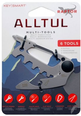 Multi-sleutelhanger - tool sleutelhanger 6 tools - RAPTOR