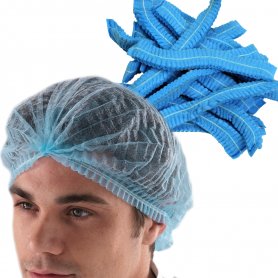 Disposable polypropylene protection head cap