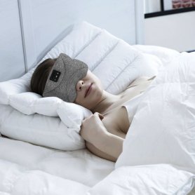 Sleeping eye mask + hearing aids - anti-noise mask with Bluetooth (iOS/Android)