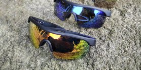 Kacamata hitam dengan speaker bluetooth - Kacamata audio untuk perlindungan UV400 olahraga terpolarisasi