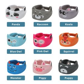 Kids Sleeping eye mask with bluetooth hearing aids - childrens sleep headband