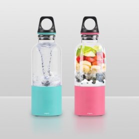 Smoothiemixer portable (shaker) voor fruit + drankjes (met 2600 mAh batterij)