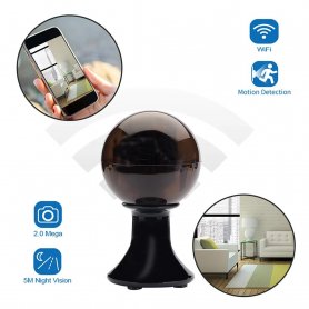 Kamera keamanan Wifi/P2P (aplikasi Tuya iOS/Android) berputar 330° dengan FULL HD + audio dua arah + LED IR