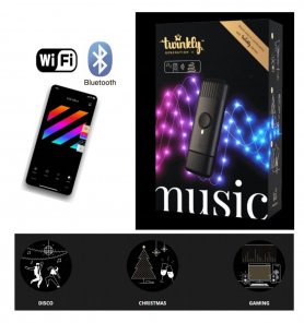 Twinkly MUSIC DONGLE - contrôleur de musique pour lumières LED + Wi-Fi + BT