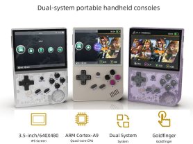 Портативная игровая консоль для детей - видеоигры Potable Kids 3,5" LCD 640x480px (64 ГБ)