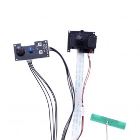 Pinhole camera Full HD 2mm micro invisible 95 ° lens na may ext. IR LED + WiFi / P2P