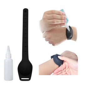 Bracelet portable pour solution désinfectante 10 ml (pour la désinfection des mains)