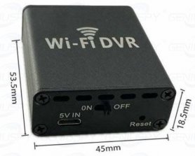 Caméra micro sténopé FULL HD angle 90° + audio - Module Wifi DVR pour la surveillance en direct