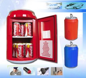 Minikøleskab - en dåse med kapacitet 10L / 12 dåser
