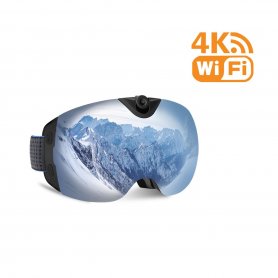 Ski goggles with Ultra HD camera with UV400 filter + WiFi connection