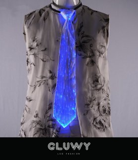 GLUWY flashing tie - LED multicolor