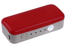 Powerbank dengan bateri Li-ion dengan kapasiti 2000mAh