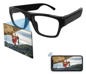 SET - FULL HD kameralı WiFi casus gözlükleri + Casus ahize