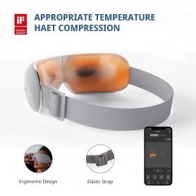 Massage glasses - Smart eye massager vibrating + bluetooth (smartphone app) - iSee M