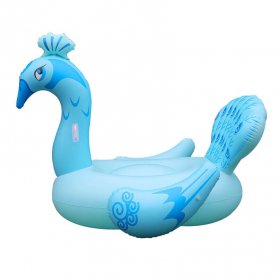 Flotadores de piscina para adultos - pavo real azul