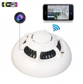 Kamera z czujnikiem dymu Wifi + FULL HD z IR diodą LED