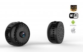 Mini Full HD WiFi camera na may umiikot na magnetic joint