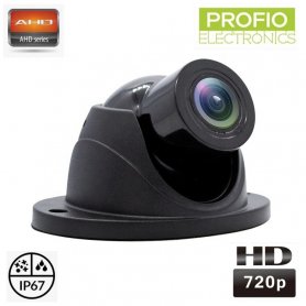 Mini Dome AHD -ryggekamera med HD -oppløsning 720P + roterende hode + synsvinkel 120 °