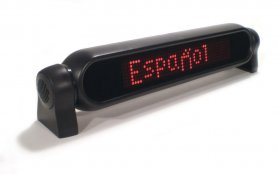 Auto LED Programmerbart displaykort - 42 cm x 8,5 cm