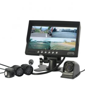 Parkovací a monitorovací systém 4 - kamerový se 7" LCD