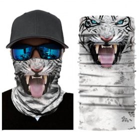 Tudung pelbagai fungsi haiwan di muka atau kepala - TIGER