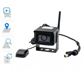 Kamera kereta 4G SIM/WiFi dengan HD PENUH dengan perlindungan IP66 + 18 IR LED sehingga 20m + Mic/Speaker (Semua logam)