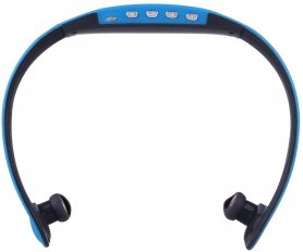 Sportskjørte hodetelefoner vanntette + trådløse med støtte Micro SD-kort