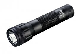 LED-lommelygte med effekt 110 lumen og med Stroboskop og SOS